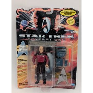 Star Trek Generations Jean Luc Picard Vintage NOS Action Figure Playmates